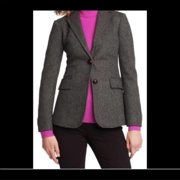 J. Crew Wool Schoolboy Herringbone blazer size 10/12